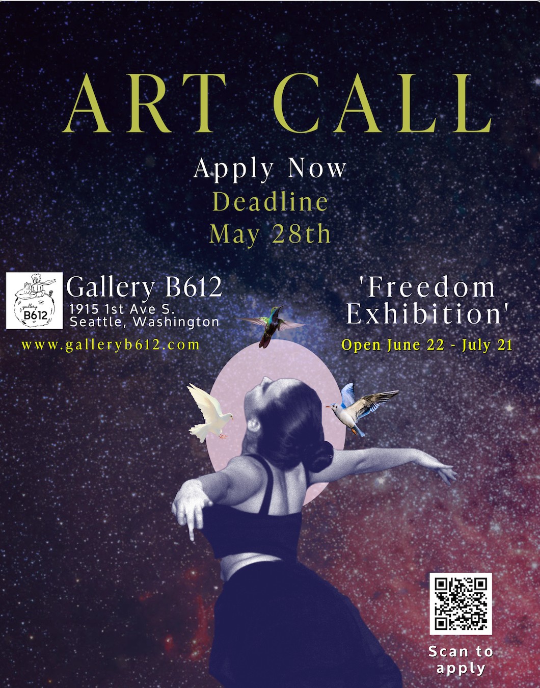 ART CALL 'Freedom Exhibition' At Gallery B612 Tickets | Gallery B612 ...